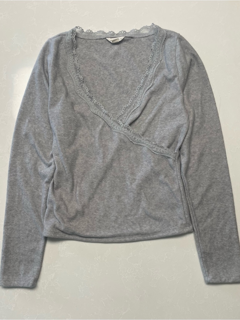 Areopostale Lace Vneck Longsleeve
